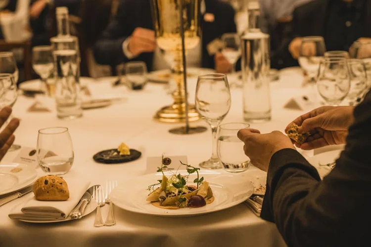 The Summit dinner table
