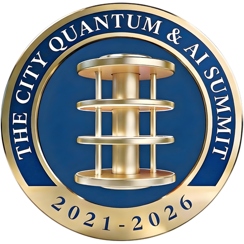 The City Quantum & AI Summit emblem, 2021–2026
